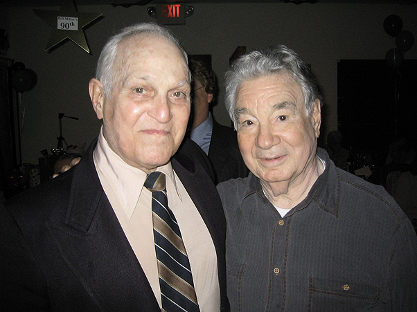 Pete Candoli and Vince DeRosa At Bill Millers 90th Birthday